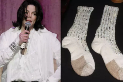 Işıltılı ama tek! Michael Jackson’ın çorabı rekor fiyata satıldı!