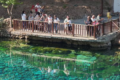 Sivas'ın nazar boncuğu Gökpınar Gölü ziyaretçilerini büyülüyor