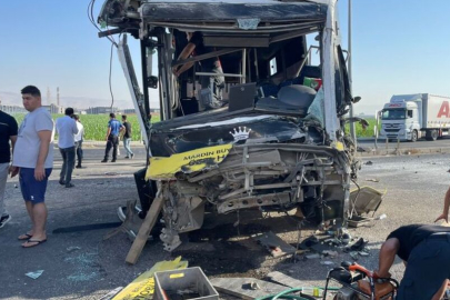 Mardin’de feci çarpışma: 1 ölü, 9 yaralı!