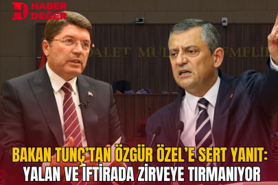 Bakan Tunç’tan Özgür Özel’e sert yanıt: Yalan ve iftirada zirveye tırmanıyor