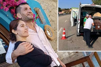 Manisa’da feci kaza: Lastik değiştiren  çifti kamyonet ezdi