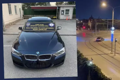 Tramvay yolunda drift yapan sürücüye hem para cezası hem ehliyet yaptırımı