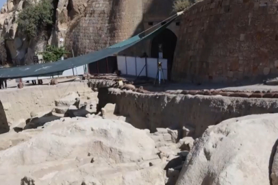 Yolun altından 1500 yıllık tarih çıktı