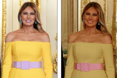 Melania Trump’ın elbisesindeki kemer tartışma yarattı