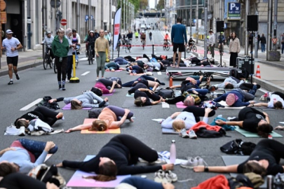 Brüksel’de şehir otomobilsiz bir gün yaşadı