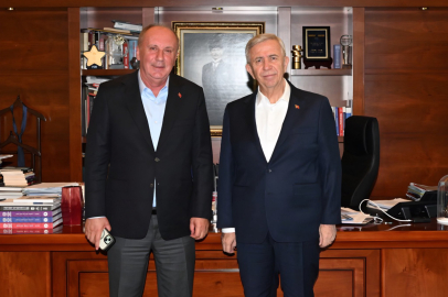 Muharrem İnce’den Mansur Yavaş’a destek ziyareti