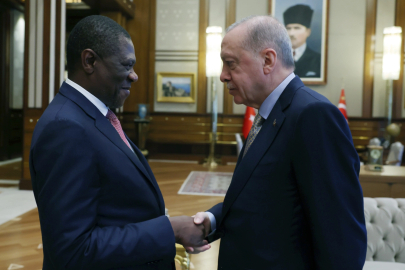 Erdoğan, Mashatile'yi Külliye'de kabul etti