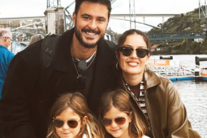 Anıl Altan ve Pelin Akil kızlarıyla Porto tatilinde