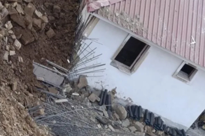 Kahramanmaraş’ta heyelan paniği