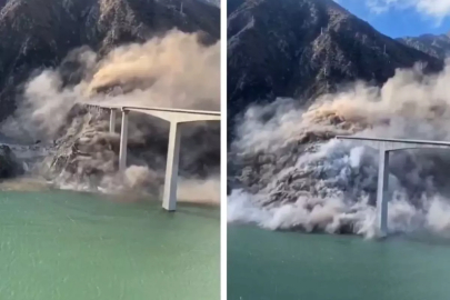 Çin’de Hongqi Köprüsü kısmen çöktü, can kaybı yok