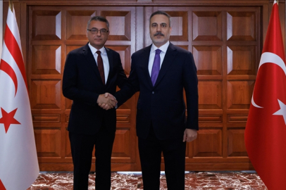 Dışişleri Bakanı Fidan, KKTC Cumhurbaşkanı Erhürman ile Ankara’da görüştü