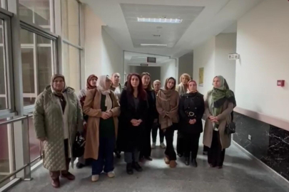 Kadınlar, katledilmek istenen Yasemin D.’yi hastanede ziyaret etti