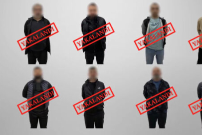 Gürcistan’da yakalanan 8 şüpheli Türkiye’ye iade edildi