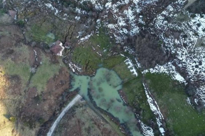 Kapanan yol gölete açıldı!