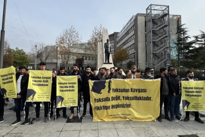Fikirtepe’de geri dönüşüm işçilerinden protesto