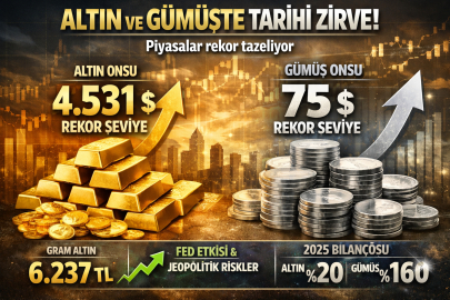 Altın ve gümüşte tarihi zirve: Piyasalar rekor tazeliyor