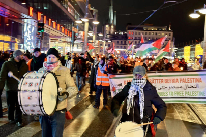 İsveç’te Gazze için yılbaşı protestosu: İsrail’e silah satışını durdurun