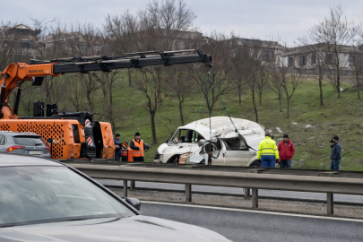 Büyükçekmece TEM Otoyolu’nda kaza: 5 yaralı