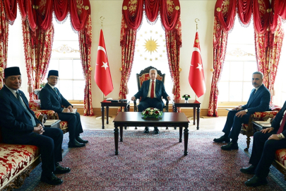 Cumhurbaşkanı Erdoğan, Endonezyalı bakanları kabul etti
