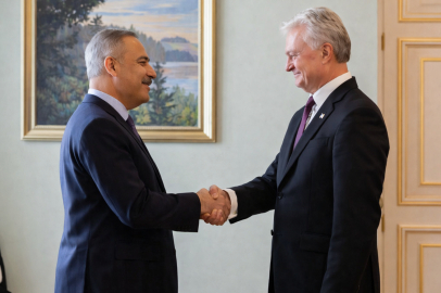 Bakan Fidan, Litvanya Cumhurbaşkanı ile görüştü