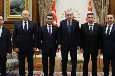 Cumhurbaşkanı Erdoğan, Özbekistan heyetini kabul etti