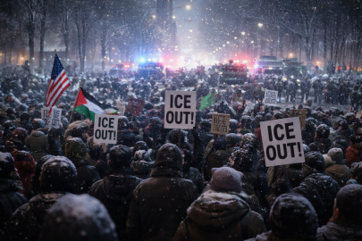 Soğuk durduramadı, öfke büyüdü: ABD sokakları ayakta