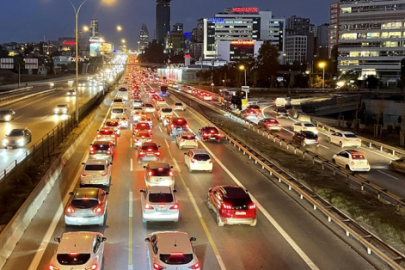 İstanbul'da trafik yoğunluğu yüzde 85'e çıktı
