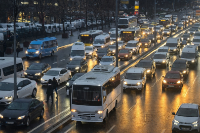 İstanbul'da trafik yoğunluğu yüzde 81'e kadar çıktı