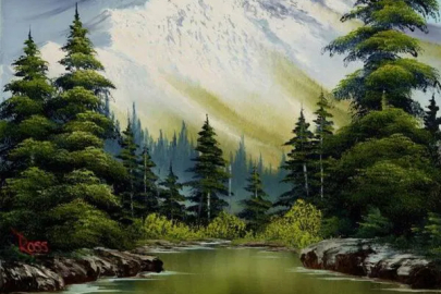 Bob Ross’un tabloları satışa çıkarıldı: 3 eser rekor fiyata alıcı buldu