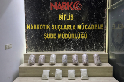 Bitlis’te uyuşturucu operasyonu!