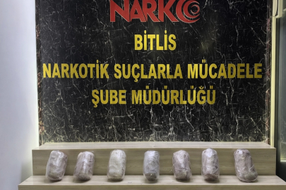 Bitlis’te uyuşturucu operasyonu!