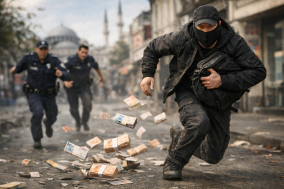 Fatih’te trajikomik soygun: Çaldığı paranın büyük bölümünü kaçarken düşürdü