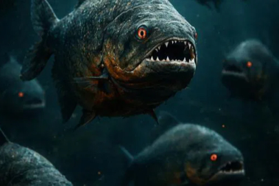 Pirana dehşeti! Nehre giren onlarca kişi ısırıldı, bir kişi parmağını kaybetti