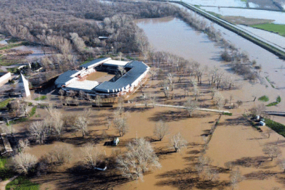 Tunca’da taşkın alarmı: Sarayiçi sular altında