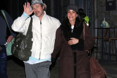 Brad Pitt sevgilisiyle Yunanistan’da