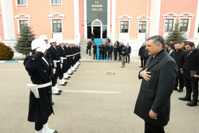 İçişleri Bakanı Mustafa Çiftçi dadaşlar diyarında: İlk bayramlaşmasını yaptı