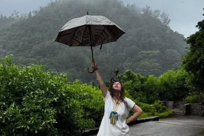 Neslihan Atagül’den Bali’de aile tatili