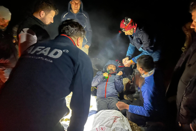 Kahramanmaraş'ta mahsur kalan 8 dağcı kurtarıldı