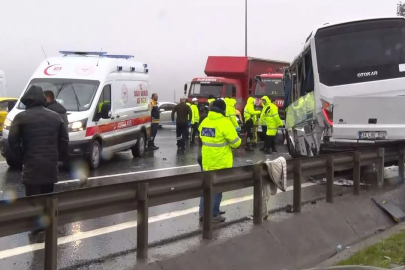 İstanbul’da feci kaza: 1 polis şehit, 16 polis yaralı!