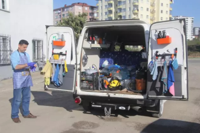 Yöneticiliği bıraktı, arabaları yerinde yıkayıp servet kazanıyor