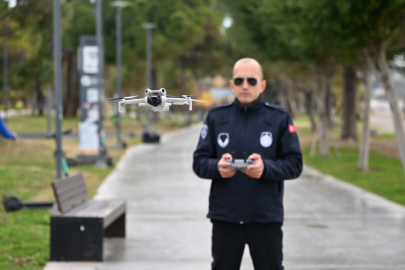 Antalya’da zabıta drone ile denetimde