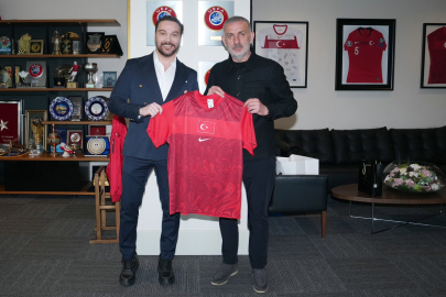 Sinan Akçıl’dan TFF Başkanı İbrahim Hacıosmanoğlu’na ziyaret