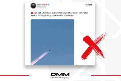 DMM'den 'kimyasal püskürtme' iddialarına yalanlama