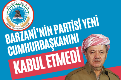 Barzani'nin Partisi Yeni Cumhurbaşkanını Tanımayacağını Açıkladı