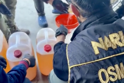 Narkotik operasyonunda depoya gizlenmiş uyuşturucu bulundu!