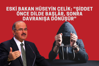 Eski Bakan Hüseyin Çelik’ten çarpıcı uyarı: Şiddet önce dilde başlar, sonra davranışa dönüşür