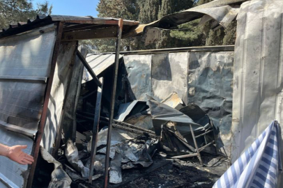 Hatay’da korkunç olay: Konteyneri ateşe verip kaçtılar