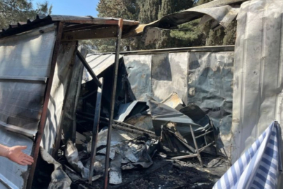 Hatay’da korkunç olay: Konteyneri ateşe verip kaçtılar