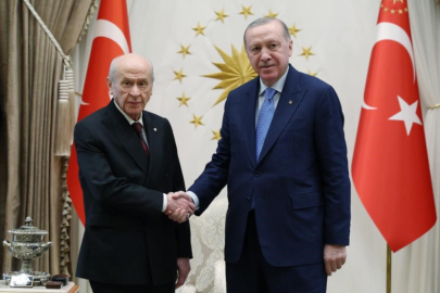 Erdoğan ile Bahçeli görüşmesi sona erdi