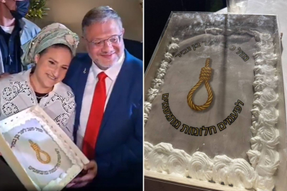 İsrailli Bakanın doğum gününde idam temalı kutlamaya tepki